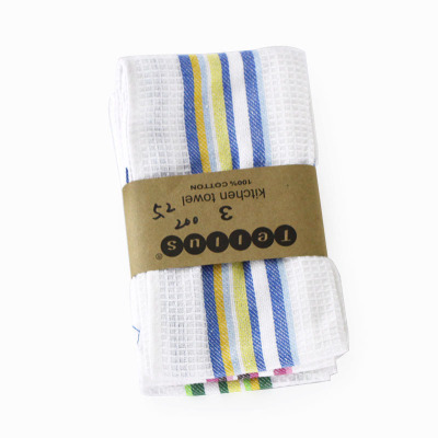 Factory direct cotton tea towel towel cloth wipes three sets