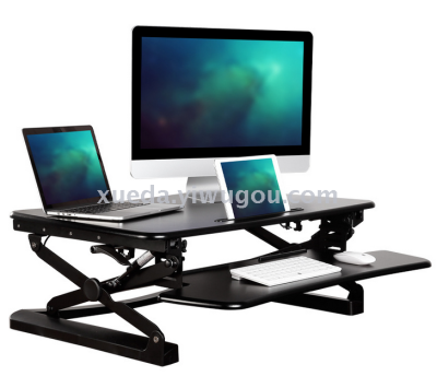 Laptop Desktop Stationary Desk Portable Folding Lift Computer Desk Stand Vertical Workbench