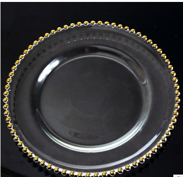 The glass plate wedding master dry fruit compote Western-style food factory