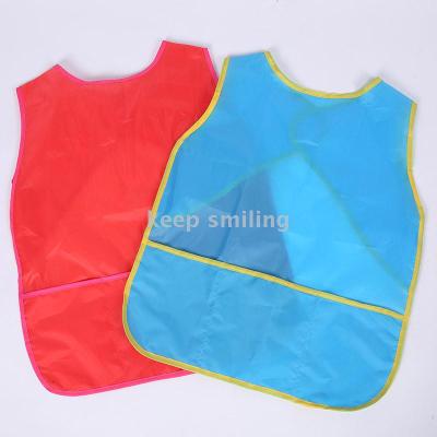 Manufacturers direct kindergarten children painting apron waterproof painting thanks cover easy to clean the wholesale