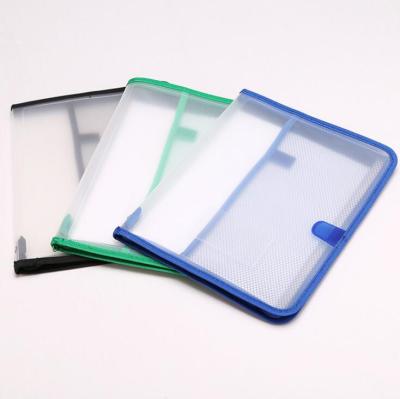Transparent PP plastic file package transparent PP frosted empty shell package office supplies