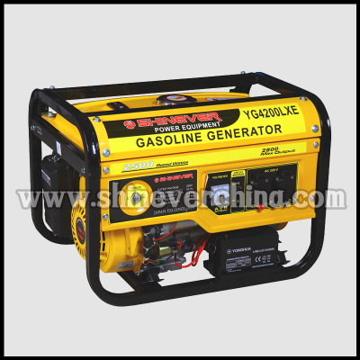 2.5kw small domestic user external pull power start gasoline generator set