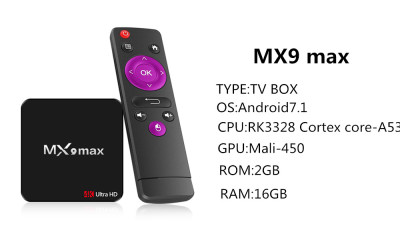 MX9max quad-core TV boxAndroid 7.1  4K2 + 16GB