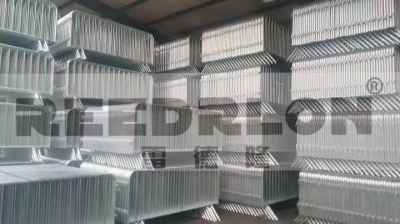 Mobile iron horse temporary guardrails construction site enclosure REEDRLON