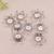 27mm Seven Leaf Hollow Metal Laminate Diy Bride Ancient Costume Headdress Receptacle Accessories