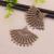 Diy Ornament Hairpin Accessories 57M Fan-Shaped Metal Laminate Receptacle Bride in Ancient Costume Phoenix Coronet Iron Sheet