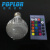 5W / Blister packaging /RGB colorful LED bulb  / intelligent lamp /  remote control bulb / aluminum