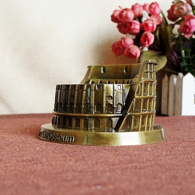 World landmark building model Roman Colosseum Model Zinc Alloy Craft Decoration