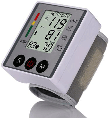 Automatic Wrist Blood Pressure Monitor HD High Accuracy