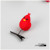 Factory direct selling flocking toys small red chicken foam accessories can be customized