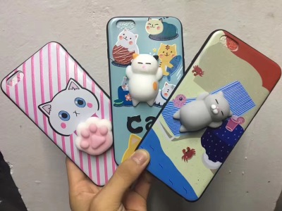 Japan and South Korea explosion cartoon cute animals pinch music Meng pet decompression toys phone stickers