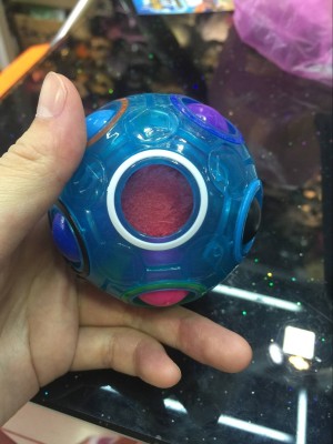 New luminous magic rainbow ball cube children's educational toys