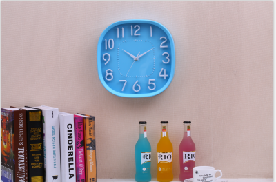 The Process creative fashion decorative wall clock manufacturers direct shot origin source living room simple square quartz wall clock