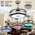 Factory direct ceiling fan LED lights fashion household fan light simple fan with chandelier spot