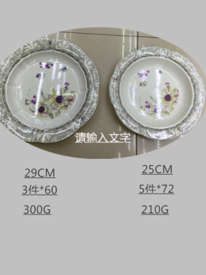 Melamine stock Melamine decal plate of a large number of stock fashionable price discount