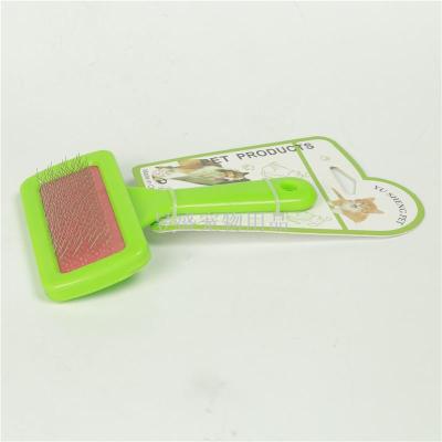 Color handle pet needle comb straight board pet ambrose Dog comb comb