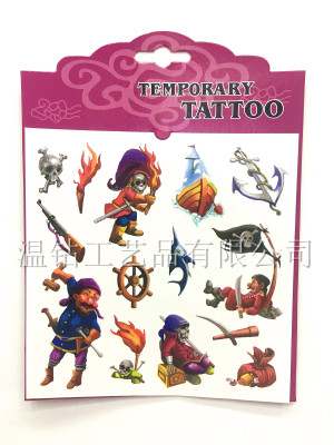 Pirate tattoo stickers cartoon tattoo stickers gifts tattoo stickers tattoo tattoo stickers stickers