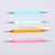 Keep smiling color acrylic transparent rod double head pen paper