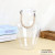 Creative Glass Vase Transparent Household Hemp rope hanging flower art decorative Pendant