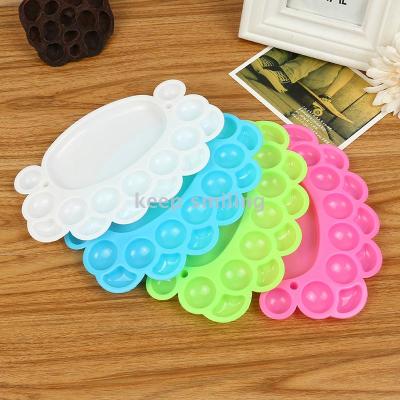 Keep smiling plastic color plate