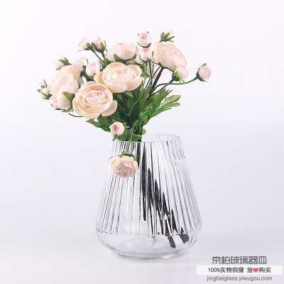 Vase Transparent Glass Vase Creative decoration Dry flower Arrangement Flower Art Home decoration