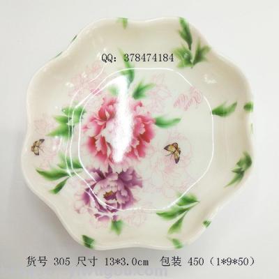 Melamine small fruit box imitation porcelain plate