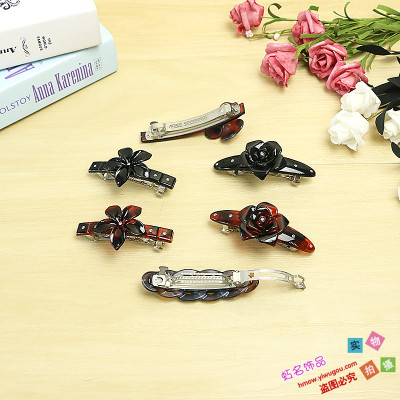 Top clip hairpin Springs pony tail clip hair accessories hair clip hair headdress