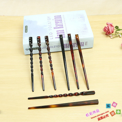 Classical hairpins costume of simple hairpin rocking retro disc inserted