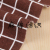 Two-color plaid pattern cotton and linen clothing clothing curtain fabric used widely