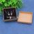Spot Pendant Box Bracelet Jewelry Box Square Gift Box Retro Kraft Paper Bracelet Box Wholesale