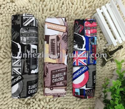 Selling new boys British bus simple style small pen bag students neutral fashion stationery bag