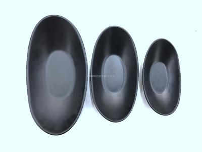 100% melamine pure black dish dishes shop for a large number of cash