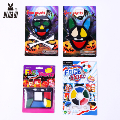 Selling new face color Halloween make-up tattoo painted body painted face color clown green can wash paint