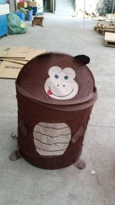 Large cartoon basket with round barrel