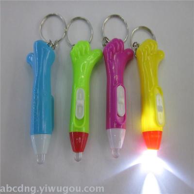 Small flashlight thumb mini torch small gift activities presented factory direct 008