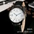 Gun shell digital face simple fashion belt watch couple table