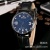 Gun shell digital face simple fashion belt watch couple table