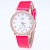 Rose gold Digital Drill table Ladies Watch waterproof Strap student Watch