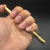 EDC Defense Handmade Brass Ballpoint Pen Brass Pen Mirror Frosted Pure Copper Attack Head Self-Defense Pen