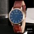 Rose gold Belt Watch couple table men's Leisure sports table couple table