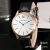 Rose gold Belt Watch couple table men's Leisure sports table couple table