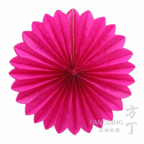 12 Inch 30cm Tissue Honeycomb Fan Handmade Fan Wedding Party Window Decoration