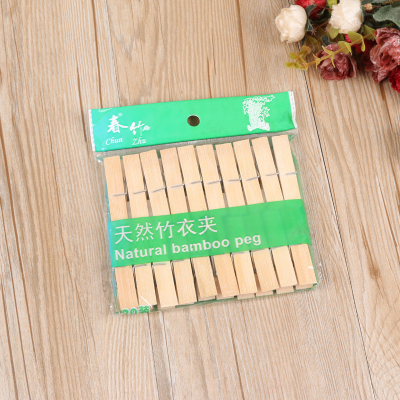 Boutique wood clip clothespin bamboo clip manufacturers direct