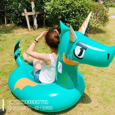 New children dinosaur mounts inflatable adult floating row of laps 170cm