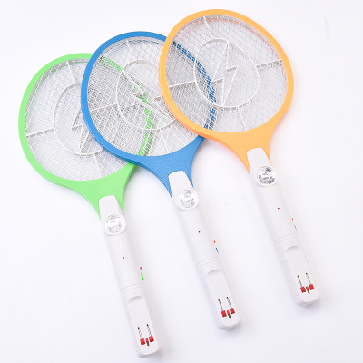 The White handle with lamp charge mosquito swatter powerful anti-mosquito swatter
