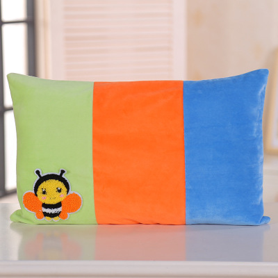 Crystal Super Soft Children with color embroidery Children pillow with core Cartoon Children Pillow Student Pillow Shape
