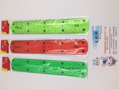 Stationery meter ruler flexible bent super soft straight ruler folding geometric drawing tool 15 cm30c