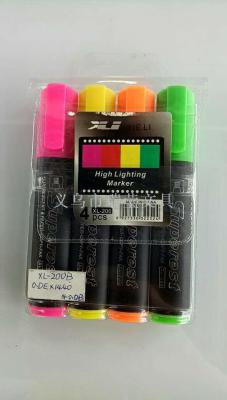 Color student highlighter set for drawing