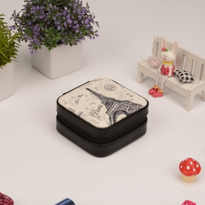Guanyu Korean creative square jewelry box mini portable jewelry box factory direct professional custom