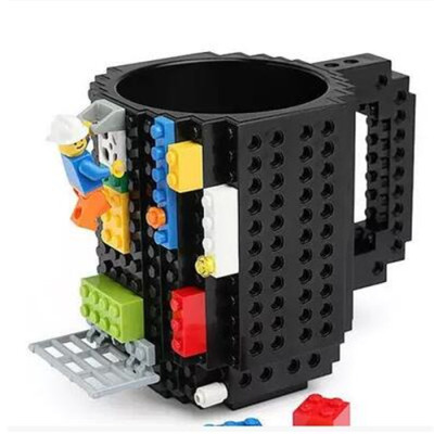Lego Lego Building Block Cup Assembly Cup DIY Assembly Cup Mark Handy Cup Creative Glass